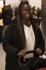 OTI MABUSE Arrives Back from Australia at Heathrow Airport in London 12/11/2024