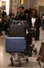 OTI MABUSE Arrives Back from Australia at Heathrow Airport in London 12/11/2024