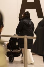 OTI MABUSE Arrives Back from Australia at Heathrow Airport in London 12/11/2024