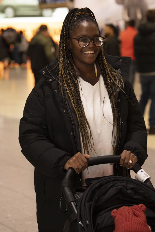 OTI MABUSE Arrives Back from Australia at Heathrow Airport in London 12/11/2024