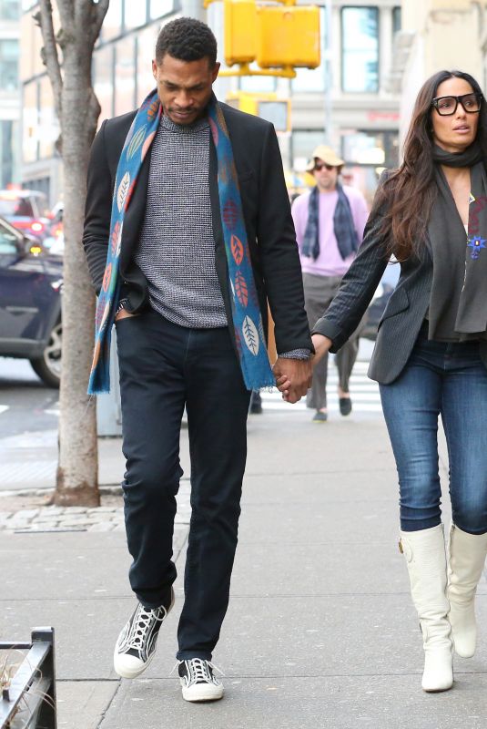 PADMA LAKSHMI and Poet Terrance Hayes Out With Her Dog in New York 12/29/2024