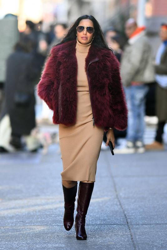 PADMA LAKSHMI Out and About in New York 12/22/2024