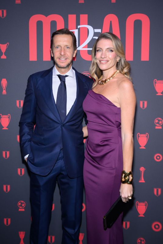PAOLA ANGELINI at 125th Anniversary of Football Team AC Milan party at Armani Theatre in Milan 12/16/2024