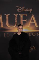 PAOLA DI BENEDETTO at Mufasa: The Lion King Premiere in Milan 12/17/2024