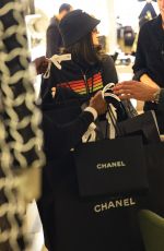 PARIS HILTON and Carter Reum Shopping at Chanel Boutique in Beverly Hills 12/23/2024