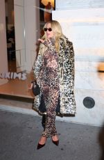 PARIS HILTON Arrives at Kim Kardashian