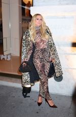 PARIS HILTON Arrives at Kim Kardashian