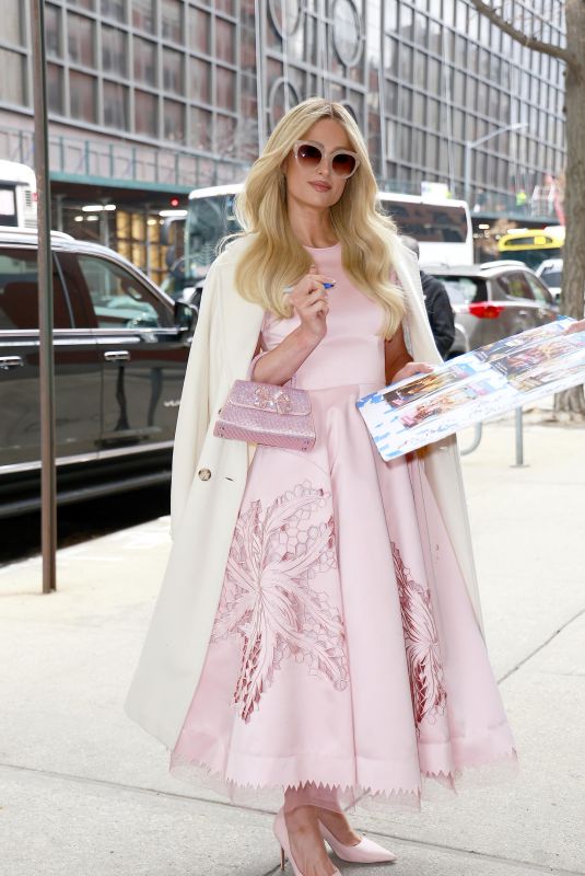 PARIS HILTON Out and About in New York City 12/10/2024