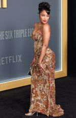 PEPI SONUGA at The Six Triple Eight Premiere at Egyptian Theatre Hollywood in Los Angeles 12/03/2024