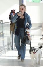 PEYTON LIST at LAX Airport in Los Angeles 12/02/224