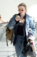 PEYTON LIST at LAX Airport in Los Angeles 12/02/224
