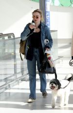 PEYTON LIST at LAX Airport in Los Angeles 12/02/224