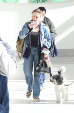 PEYTON LIST at LAX Airport in Los Angeles 12/02/224