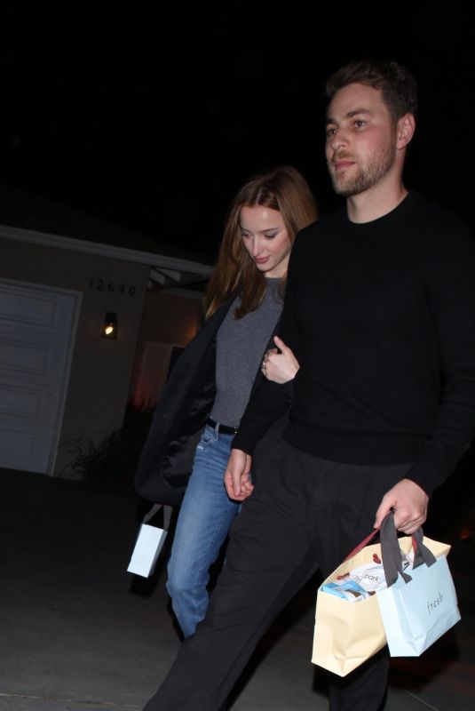 PHOEBE DYNEVOR and Cameron Fuller Leaves Jennifer Klein’s Annual Holiday Party in Brentwood 12/08/2024