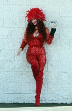 PHOEBE PRICE at a Photoshoot in Los Angeles 12/19/2024