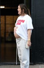 Pregnant CHARLOTTE CROSBY Out and About in Sunderland 12/04/2024