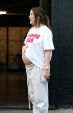 Pregnant CHARLOTTE CROSBY Out and About in Sunderland 12/04/2024