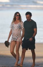 Pregnant GISELE BUNDCHEN and Joaquim Valente Out at a Beach in Costa Rica 11/28/2024