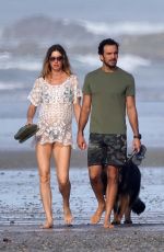 Pregnant GISELE BUNDCHEN and Joaquim Valente Out at a Beach in Costa Rica 11/28/2024