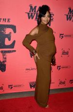 Pregnant SKAI JCAKSON at The Man In The White Van Premiere at Culver Theater in Culver City 12/10/2024