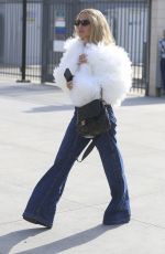 RACHEL ZOE Arrives at Baby2Baby Holiday Party in Los Angeles 12/03/2024