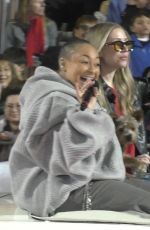 RAVEN SYMONE and MIRANDA MADAY at Hollywood Christmas Parade in Los Angeles 12/01/2024