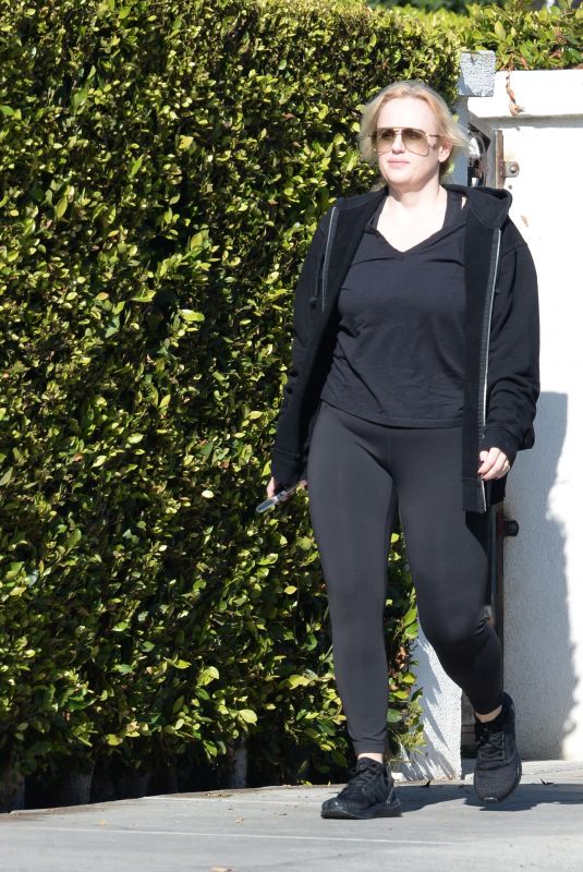 REBEL WILSON Walk to Grab a Coffee in Los Angeles 12/06/2024