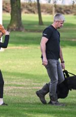 RENEE ZELLWEGER and Ant Anstead Take Their Dog to a Park Before Doing a Grocery Shopping 12/28/2024