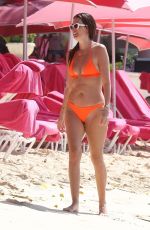 RHEA DURHAM in Bikini at a Beach on Boxing Day in Barbados 12/26/2024