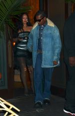 RIHANNA and A$AP Rocky Out for Dinner at Carbone in South Beach Miami 12/07/2024