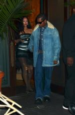 RIHANNA and A$AP Rocky Out for Dinner at Carbone in South Beach Miami 12/07/2024
