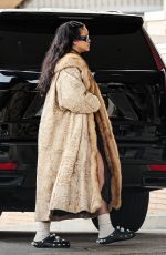 RIHANNA and A$AP Rocky Shopping at Saks Fifth Avenue in Beverly Hills 12/14/2024
