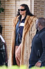 RIHANNA and A$AP Rocky Shopping at Saks Fifth Avenue in Beverly Hills 12/14/2024
