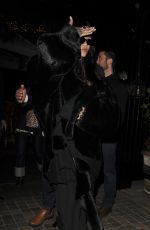 RIHANNA and ASAP Rocky Leaves Chiltern Firehouse at 4am in London 12/03/2024
