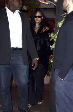 RIHANNA and ASAP Rocky Leaves Chiltern Firehouse at 4am in London 12/03/2024