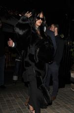 RIHANNA and ASAP Rocky Leaves Chiltern Firehouse at 4am in London 12/03/2024