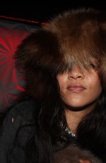 RIHANNA Hosts Girls Like Karaoke Night Rvent in New York 12/29/2024