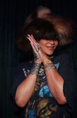 RIHANNA Hosts Girls Like Karaoke Night Rvent in New York 12/29/2024