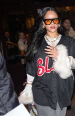 RIHANNA Night Out in New York City 12/06/2024