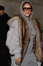 RIHANNA Out and About in New York 12/05/2024