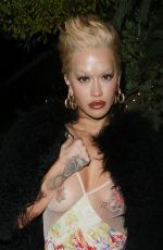 RITA ORA Arrives at Vas J Morgan British Fashion Awards Afterparty in London 12/02/2024