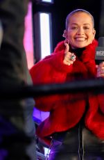 RITA ORA Rehearses as Co-host of Dick Clark
