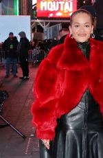 RITA ORA Rehearses as Co-host of Dick Clark
