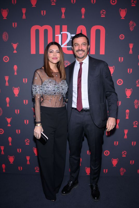 ROBERTA PETRORO at 125th Anniversary of Football Team AC Milan party at Armani Theatre in Milan 12/16/2024