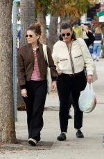 ROONEY and KATE MARA Out with Their Mother at Studio City Farmers Market 12/22/2024