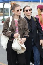 ROONEY and KATE MARA Out with Their Mother at Studio City Farmers Market 12/22/2024