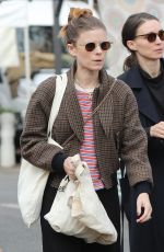 ROONEY and KATE MARA Out with Their Mother at Studio City Farmers Market 12/22/2024