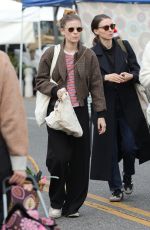 ROONEY and KATE MARA Out with Their Mother at Studio City Farmers Market 12/22/2024