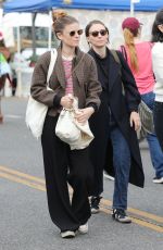 ROONEY and KATE MARA Out with Their Mother at Studio City Farmers Market 12/22/2024