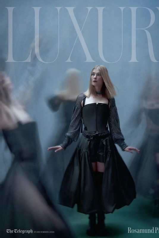 ROSAMUND PIKE for The Telegraph Luxury, December 2024